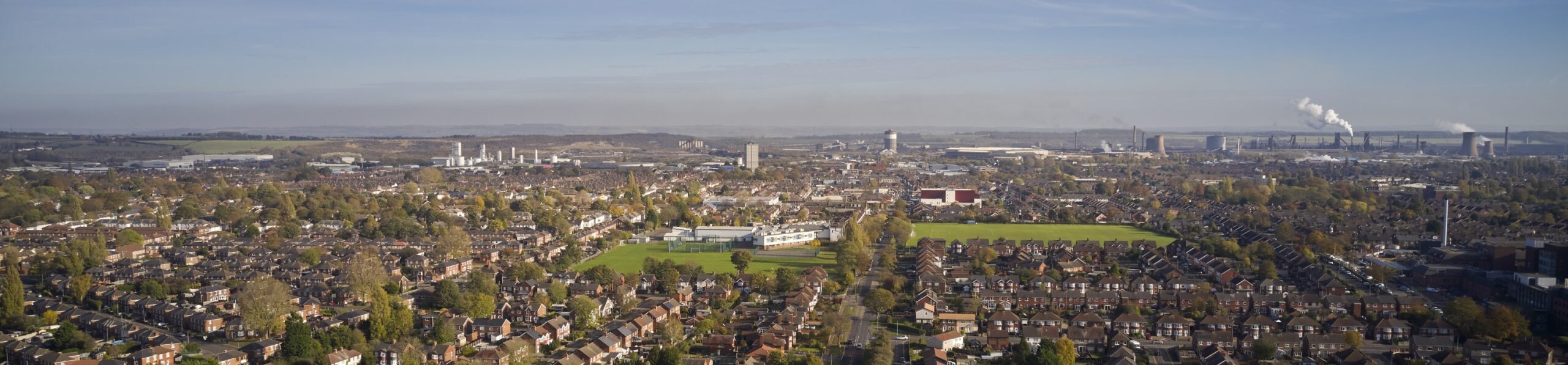 Aerial view Scunthorpe