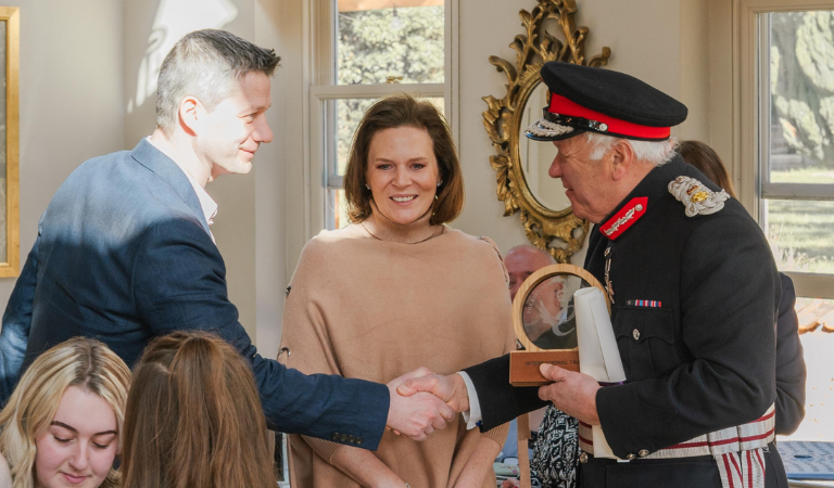 Wrendale Designs receiving the King's Award for Enterprise