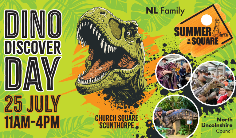 Dino Discover Day set to roar into Scunthorpe town centre