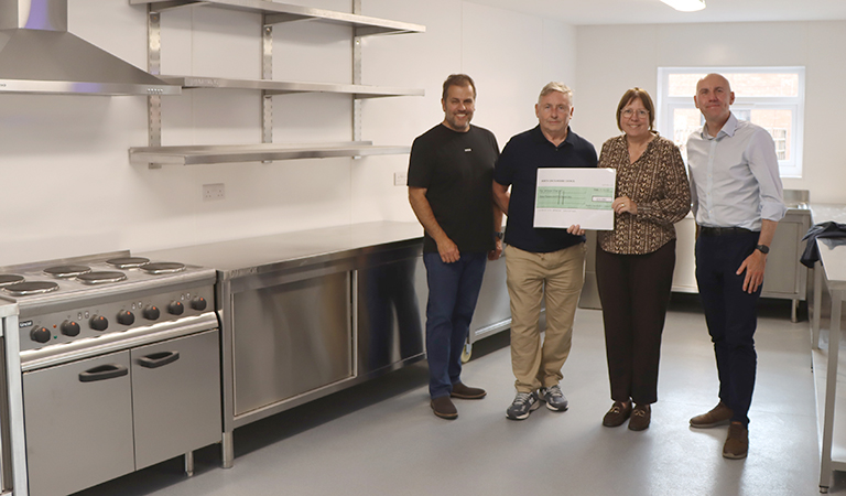 Garthorpe Village Hall - new kitchen - group pic.