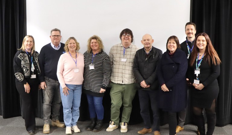 Cllr's, fostering staff and fostering community members at the fostering film showcase event