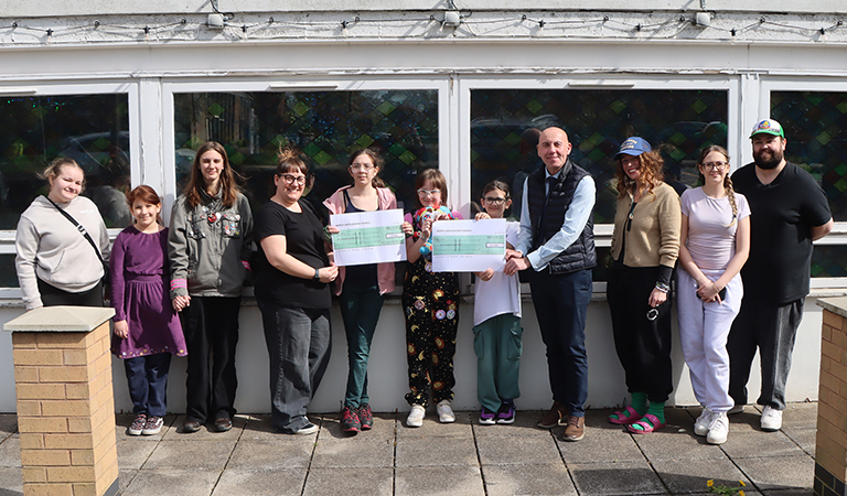Cash boost for creative youth activities at The Dancing Tiger Scrapstore