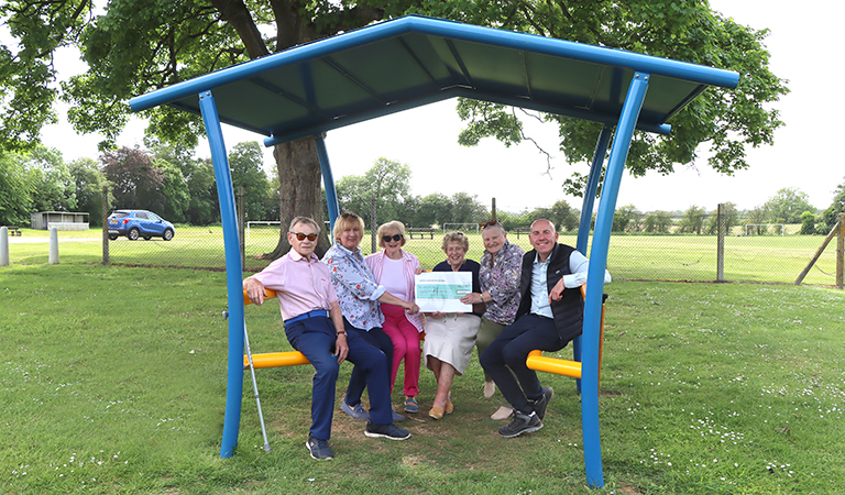 Group picture at Scawby Play Park.
